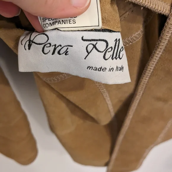 INCREDIBLE PERA PELLE Reversible ITALIAN Leather/Suede Jacket- L - Picture 12 of 12